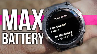 How to MAXIMIZE Battery Life on Garmin Fenix 7 / Epix Gen 2