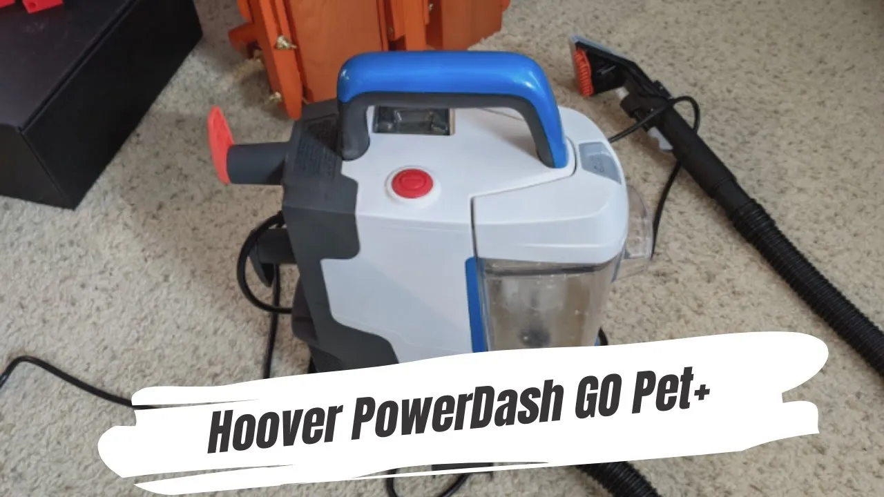 Hoover PowerDash GO Pet+ Portable Spot Cleaner Review, Test | Lightweight Carpet and Upholstery