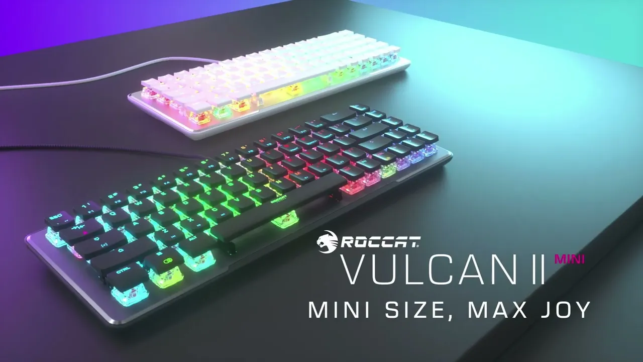 ROCCAT Vulcan II Mini Trailer (65% Customisable Optical Gaming Keyboard)