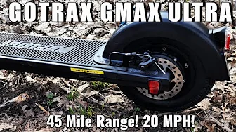Gotrax GMAX Ultra Electric Scooter! - Fast with Built in Security Cable