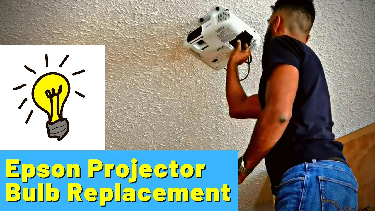 How to replace an Epson Projector Bulb from my Epson 1060 Home Cinema