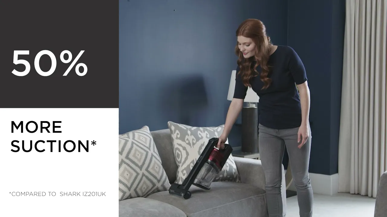 Shark Anti Hair Wrap Cordless Stick Vacuum Cleaner with PowerFins, Flexology & TruePet | IZ300UKT