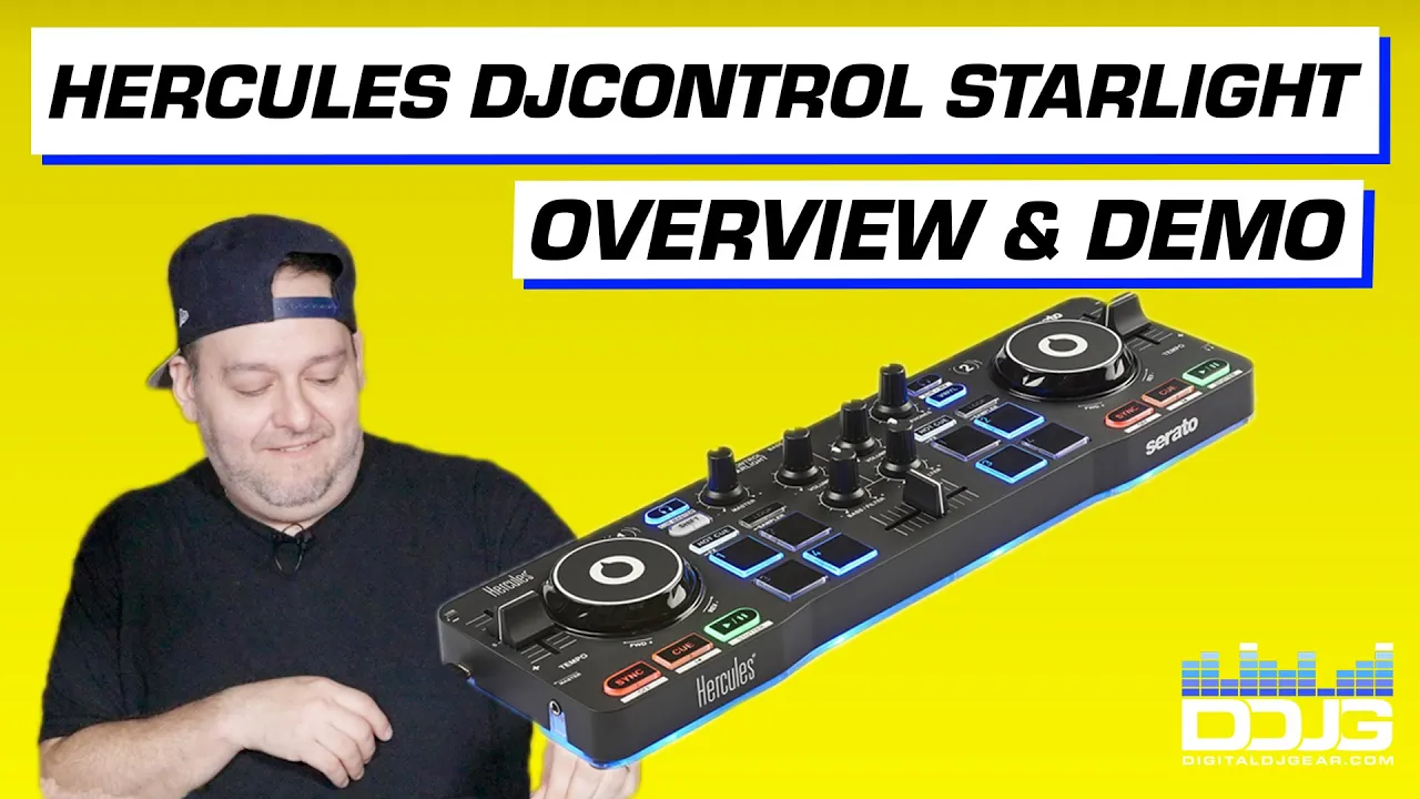 Pro DJ Mixes on Entry Level DJ Controller Hercules DJControl Starlight