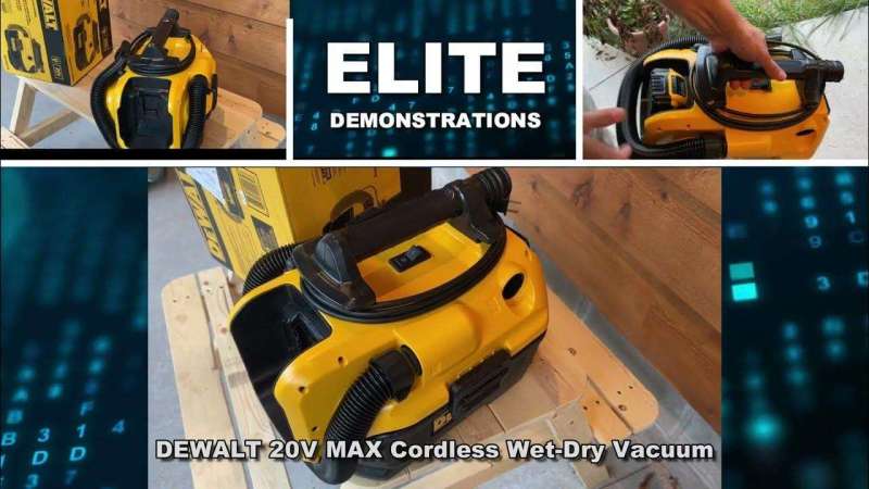 Review DEWALT 20V MAX Cordless Wet-Dry Vacuum DCV580H