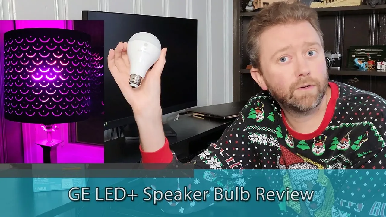 TURN LAMP INTO A PARTY WITH MUSIC - GE LED Speaker Light Bulb Review