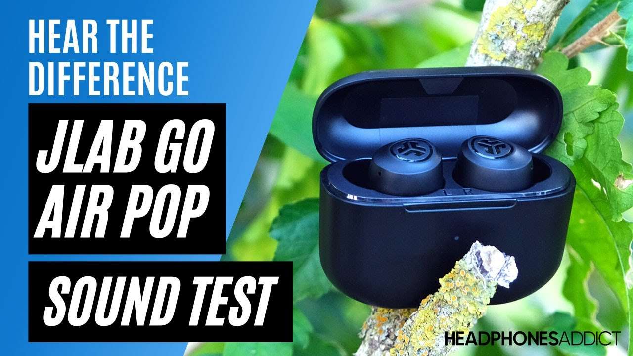 JLab Go Air Pop Sound Quality Test - HeadphonesAddict