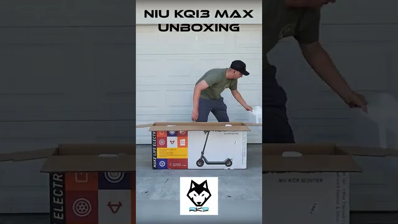 The NIU KQi3 Max is Here! Unboxing and Assembly #Shorts