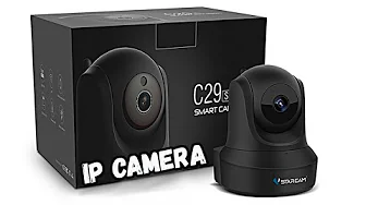Поворотная комнатная IP камера Vstarcam C29S WiFi Lan Microphone РасПаковка товара с АлиЭкспресс