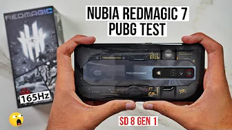 World's Fastest Gaming Phone Pubg Test - Nubia Red Magic 7 | SD 8 Gen 1 🔥