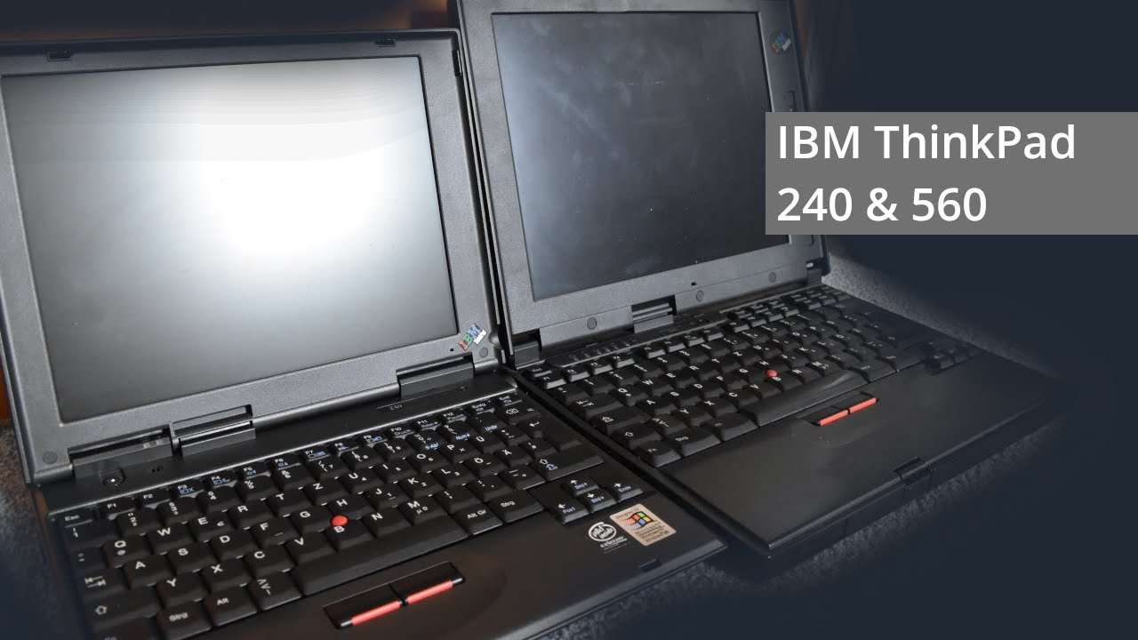 IBM ThinkPad 240 (1999) & IBM ThinkPad 560 (1996) - Zwei interessante 90er-Subnotebooks