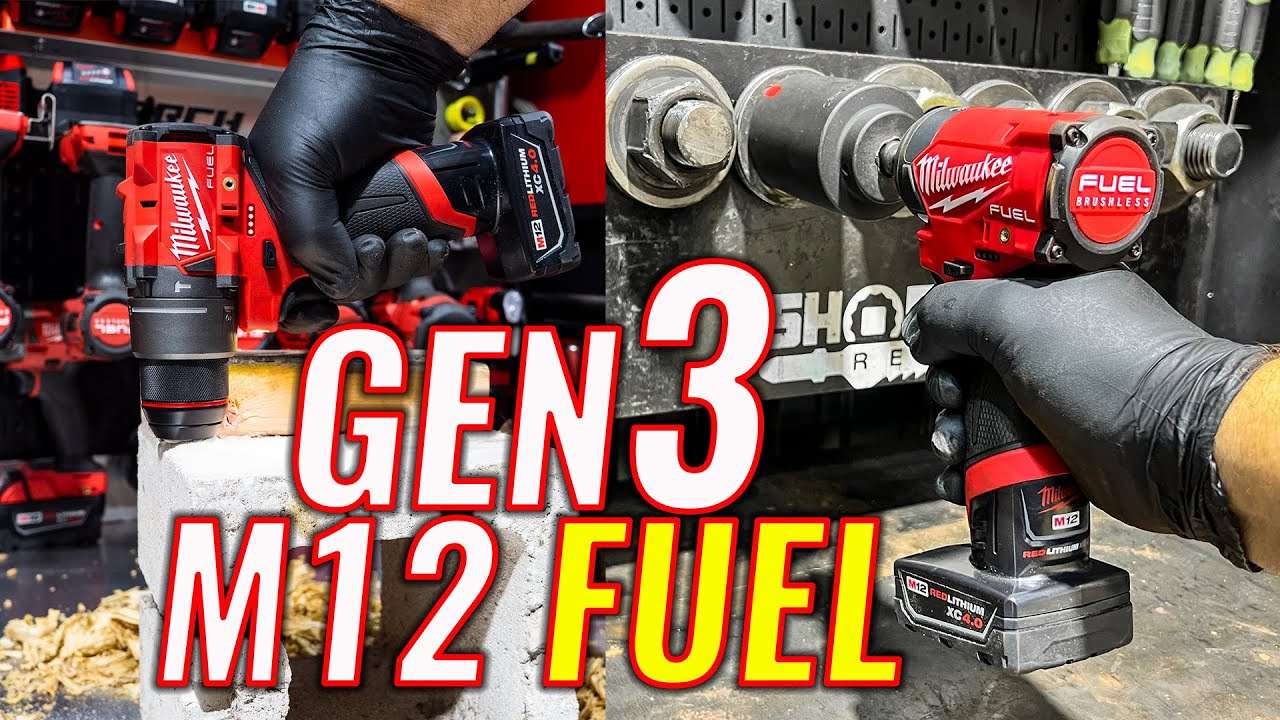 Small and MIGHTY!! Gen 3 Milwaukee M12 FUEL Hammer Drill Driver and Impact Driver Review