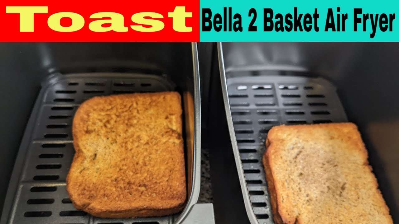 Toast, Bella Pro Series Dual 2 Basket Air Fryer
