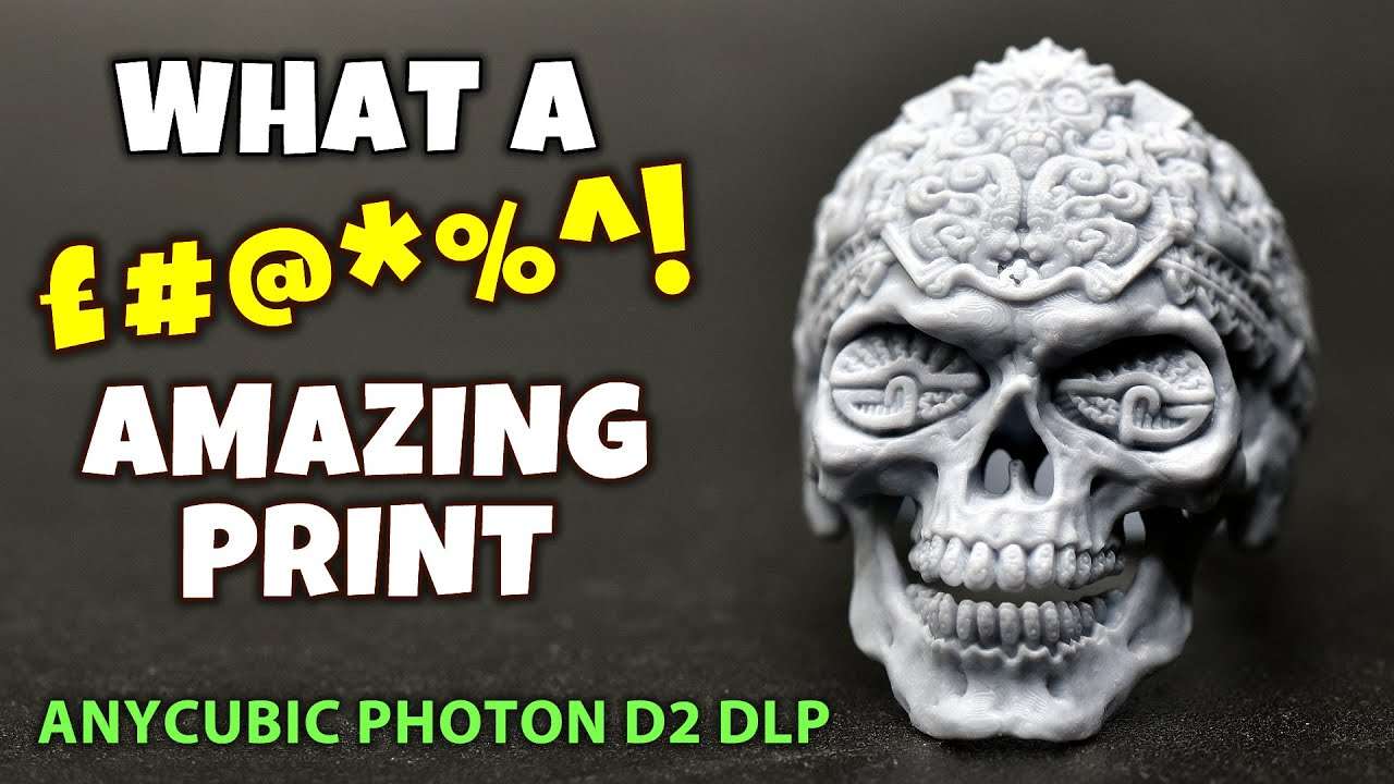 Anycubic Photon D2 DLP 3D resin printer & Anycubic Ultra DLP print comparisons - by VOGMAN