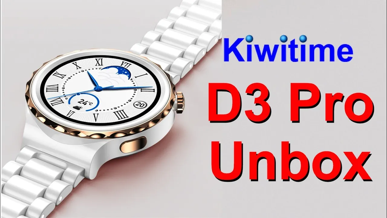 KIWITIME D3 PRO Smart Watch Unbox-1.32' Round 360*360 Screen Huawei Watch 3 GT3 Copy PK DT3 Pro MAX