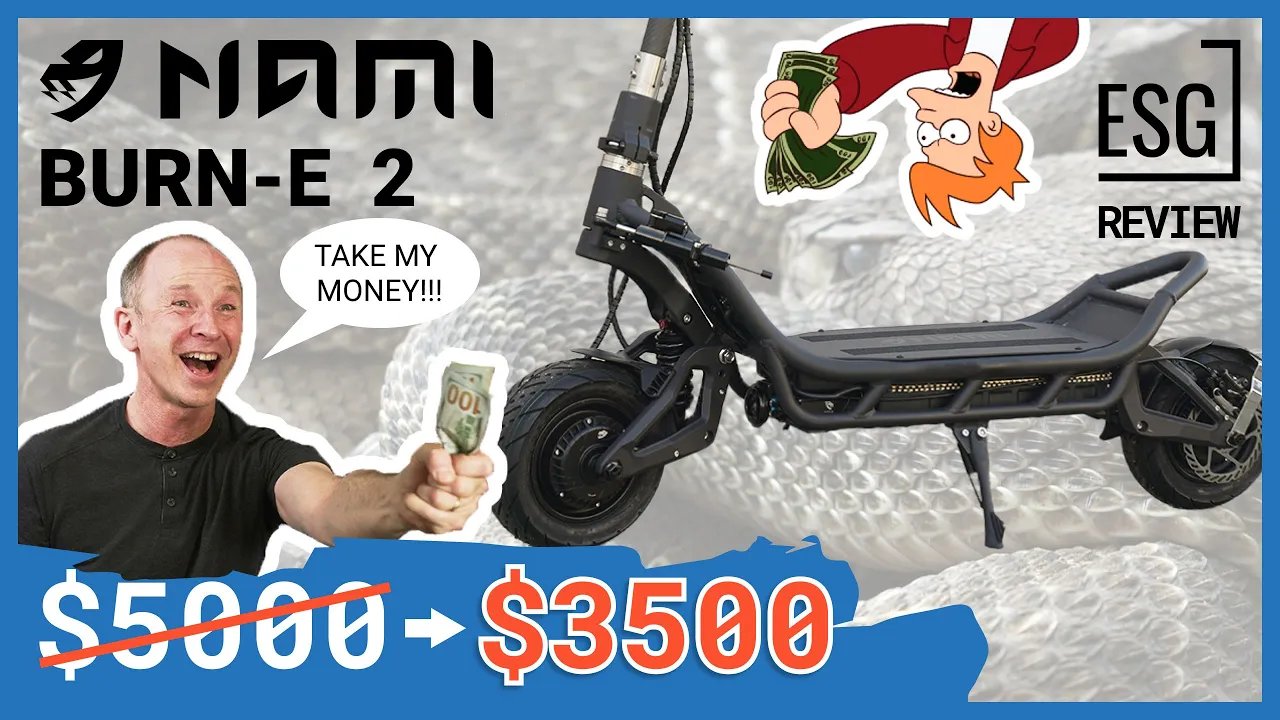 NEW $1,500-Cheaper Version of the Ferrari of Electric Scooters - NAMI BURN-E 2 Review
