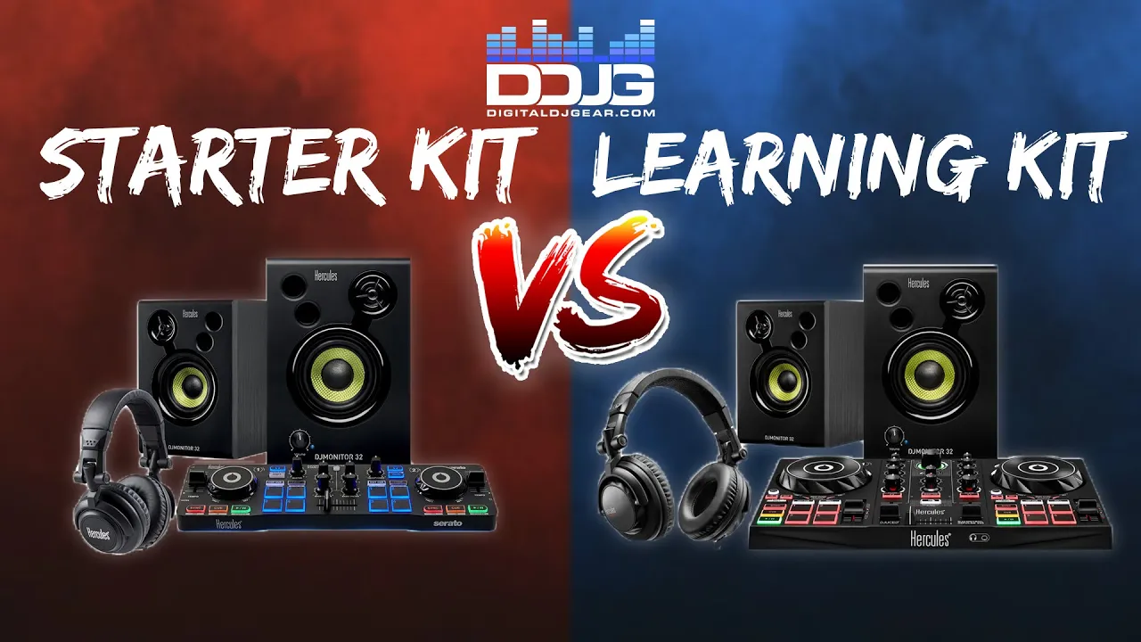 Hercules DJ Learning Kit VS. Hercules DJ Starter Kit Which is Right For You?