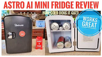 Review AstroAI Mini Fridge 4 Liter / 6 can Cooler & Warmer Refrigerator for Skincare, Drinks