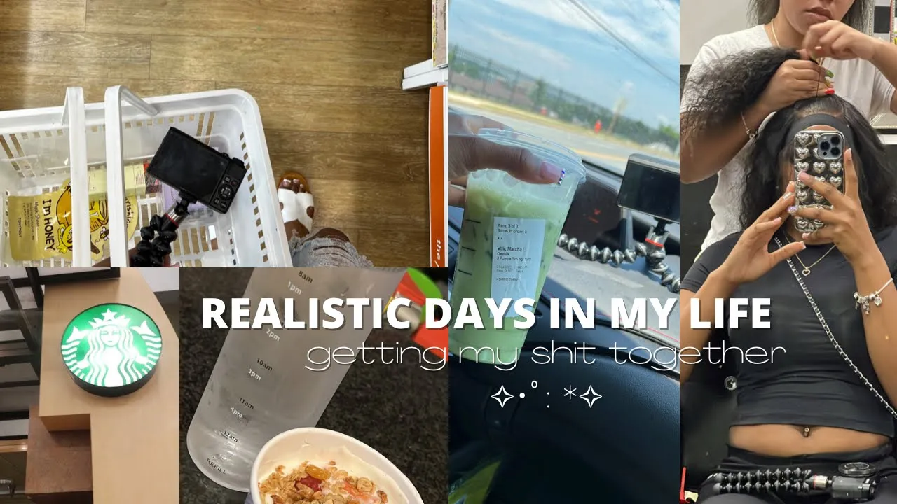 realistic days in my life| shopping,pmsing, new Starbucks order,new hairstyle,PEDICURE ft ali grace