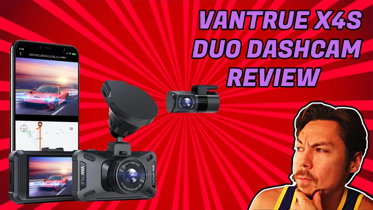 Vantrue X4S Duo 4k Dual WIFI Dash Cam Review
