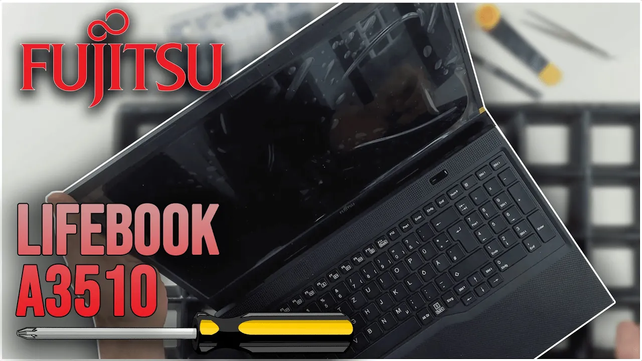 Fujitsu LifeBook A3510 von Innen - RAM, SSD, Akku, Lüfter wechseln