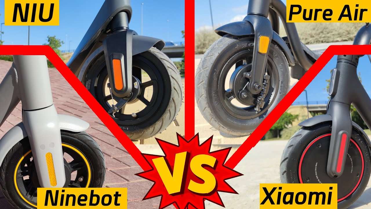 XIAOMI Scooter 4 Pro vs NIU KQi2 Pro vs PURE Air Pro vs NINEBOT Max G30 LE - COMPARATIVA PATINETES