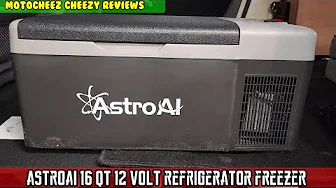 REVIEW AstroAI Portable Freezer refrigerator12 Volt16 Quart Fridge (-4℉~68℉) for Car RV Van  camping