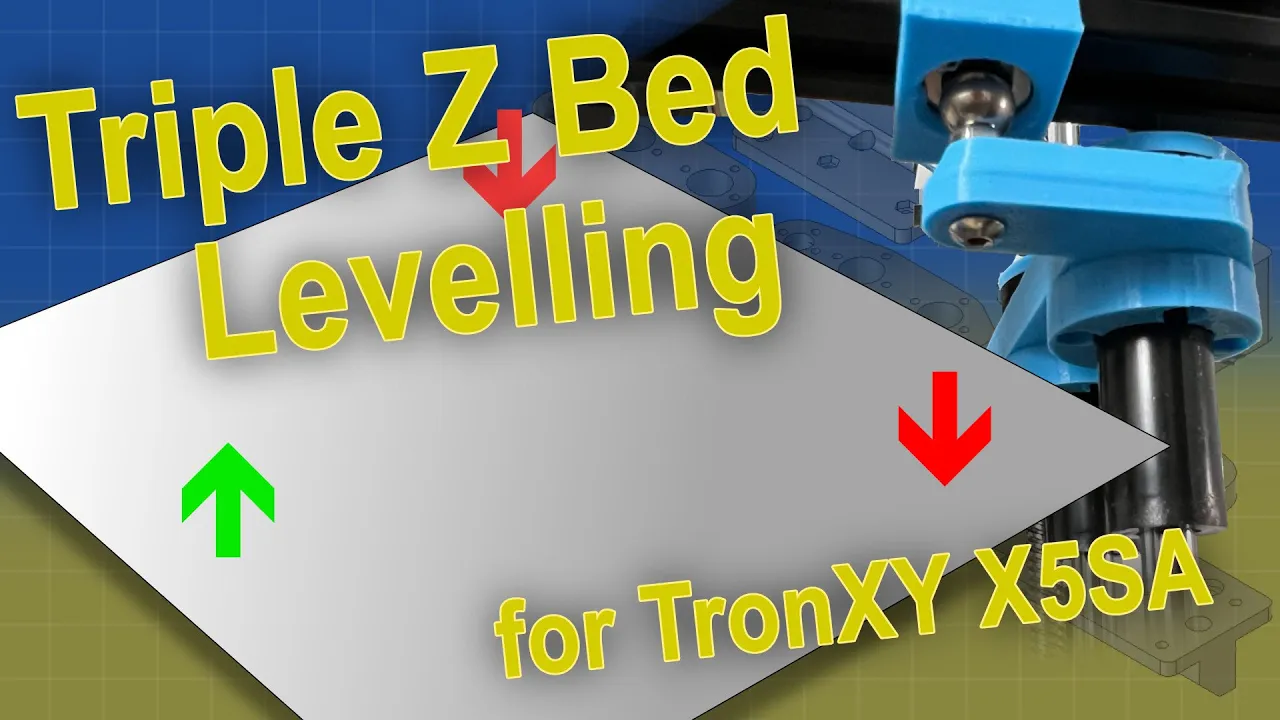Triple Z Bed Leveling on a TronXY X5SA