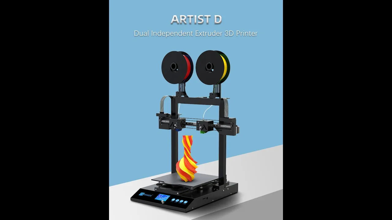 JGMAKER Artist D Upgraded Pro 3D Printer