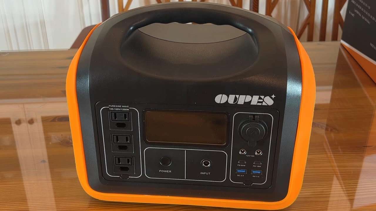OUPES 1200W LiFePO4 Power Station Solar Generator Review
