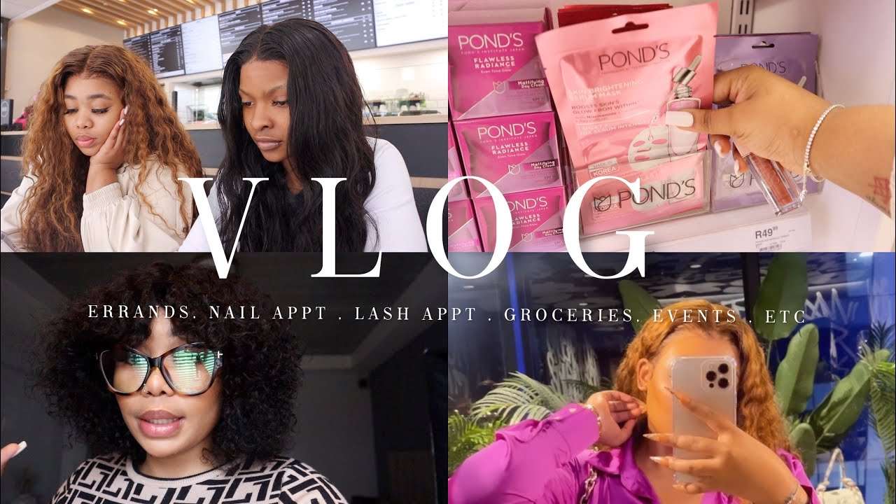 VLOG | Maintenance, errands , events , lash appt , lash appt , groceries ft @Luvme Hair