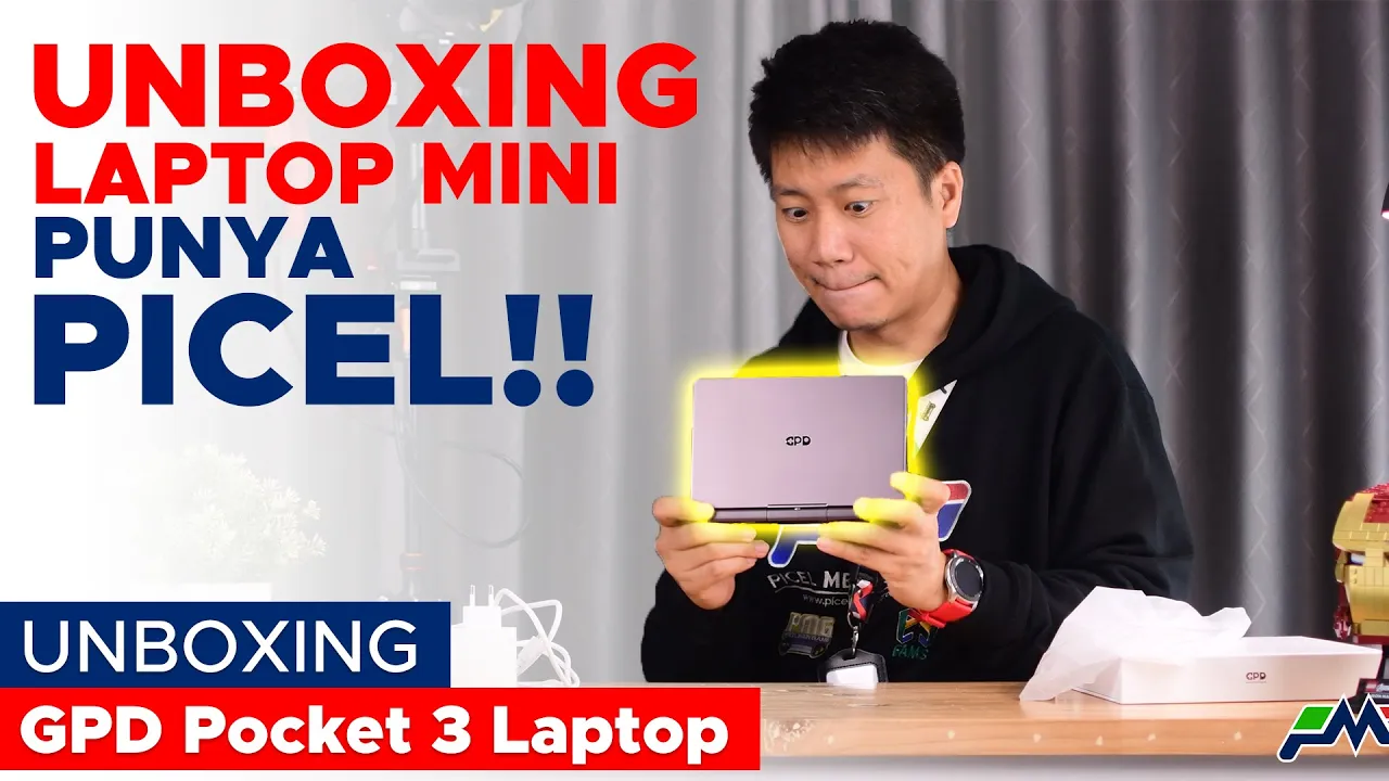 Akhirnya laptop kecil pre-order nya udah dateng!! GPD Pocket 3 Unboxing Indonesia