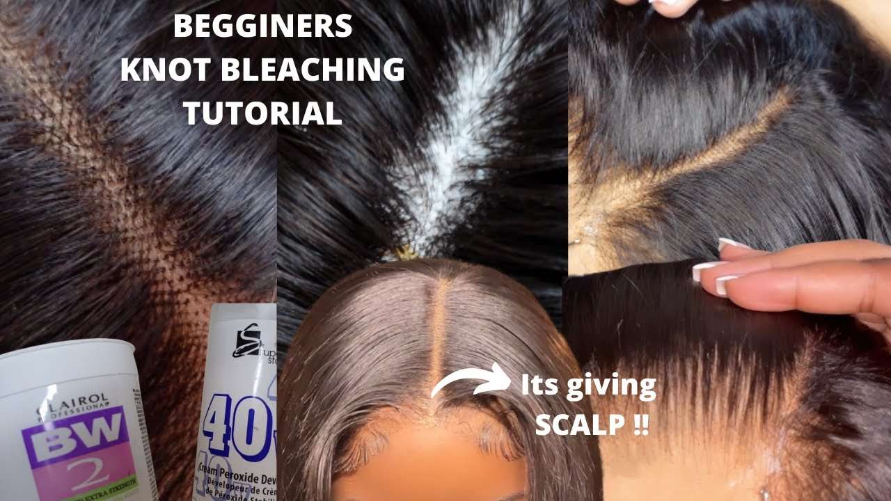 BEGINNER FRIENDLY KNOT BLEACHING TUTORIAL FT DONMILY HAIR
