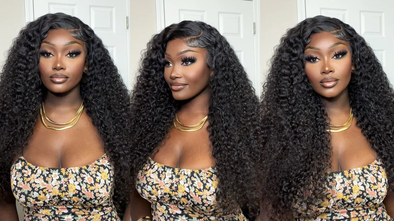 Perfect Summertime Jerry Curly Lace Front Wig ft. BeautyForever Hair