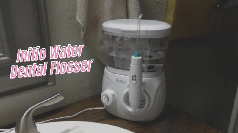 Initio Water Dental Flosser Review | Oral Irrigator with 600ML Detachable Water Tank