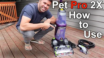 How To Use Bissell Proheat 2x Revolution Pet Pro Carpet Cleaner