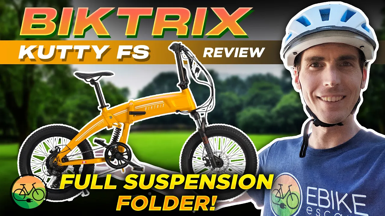 Biktrix Kutty FS Review: Full Suspension Folding Ebike?!