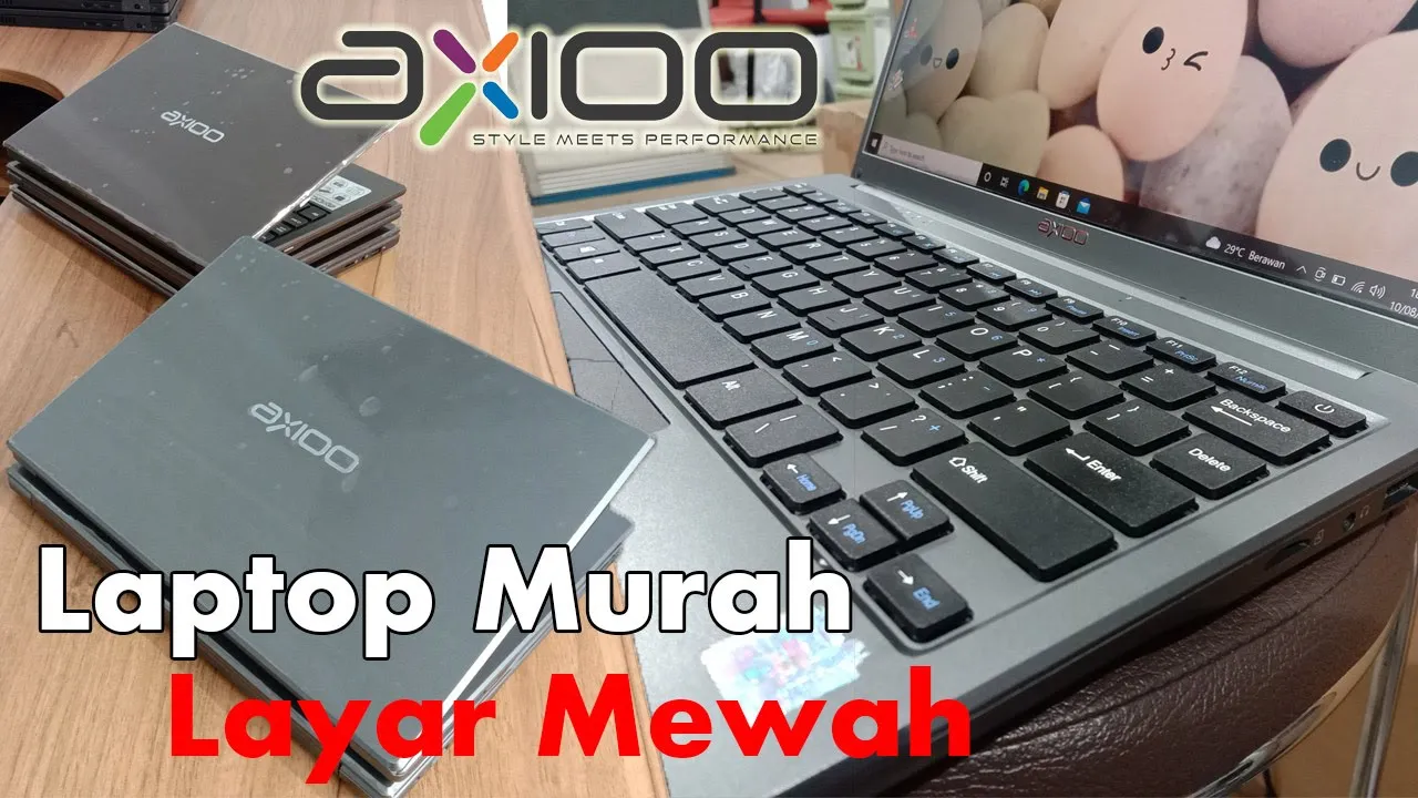 Unboxing Axioo Slimbook 13 dan MyBook 14F | Laptop Murah Layar Mewah